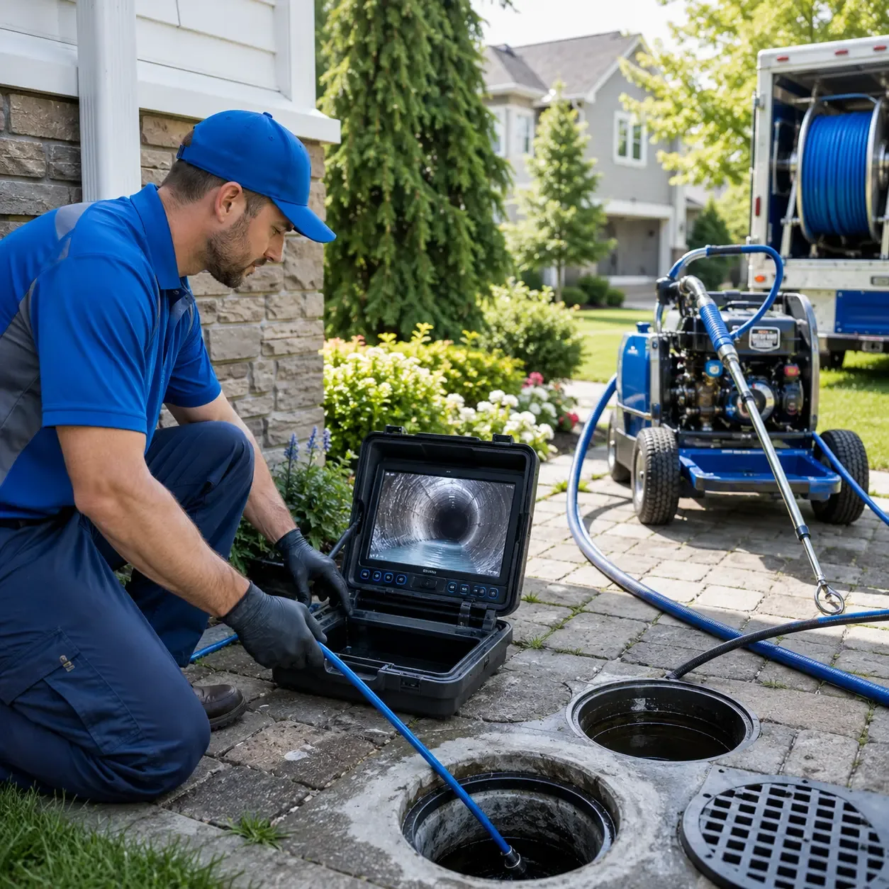 Outdoor drain cleaning professionals serving Landing, NJ